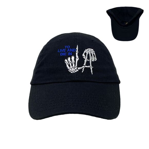 Unbranded Other - To Live And Die In LA Blue/White Dad Hat